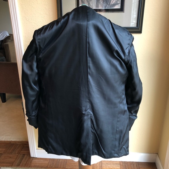 Dark Charcoal Gray Evan-Picone Men’s Wool … - Picture 8 of 11